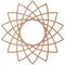 Ekena Millwork Eleanor Wood Fretwork Pierced Ceiling Medallion, Cherry, 34"OD x 13 1/8"ID x 3/8"T CMWP34X34X0375EACH - alternate 3